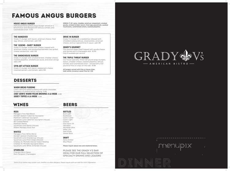 Grady V's American Bistro - Thibodaux, LA