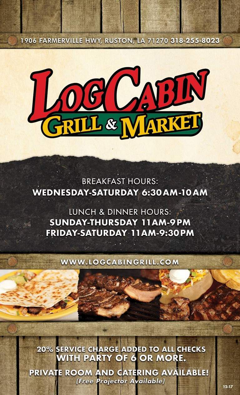 Log Cabin Mesquite Grill - Ruston, LA