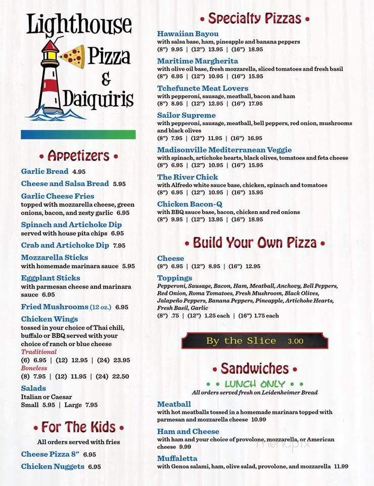 Lighthouse Pizza & Daiquiris - Madisonville, LA