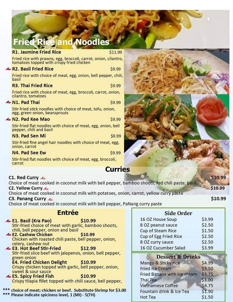 Thai Jasmine Express - Pearland, TX