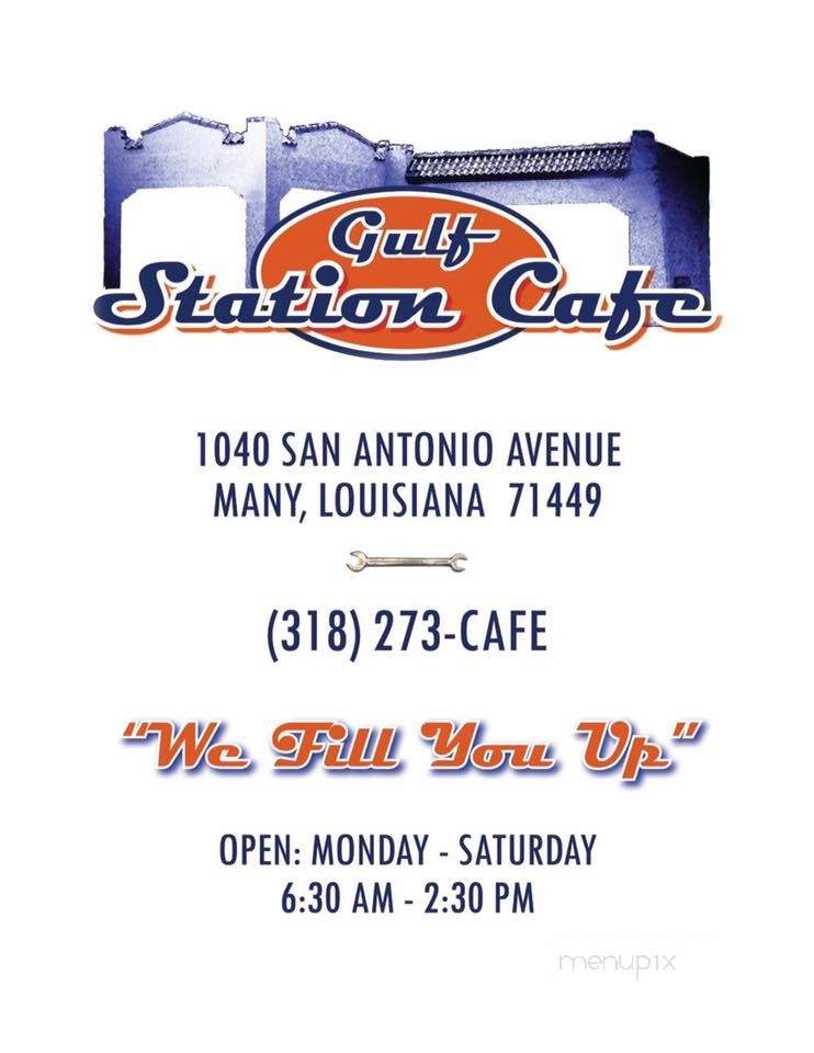 Gulf Station Cafe - Many, LA