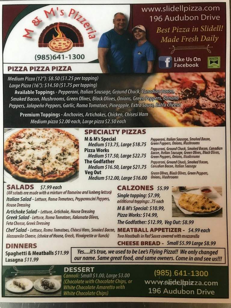 M & M's Pizzeria - Slidell, LA