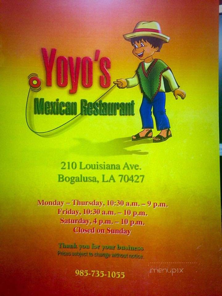 Yoyo's Mexican Restaurant Bar Grill - Bogalusa, LA