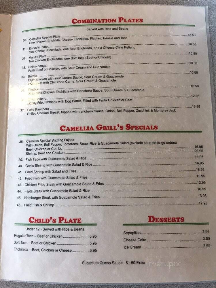 Camellia Mexican Restaurant - Mansfield, LA