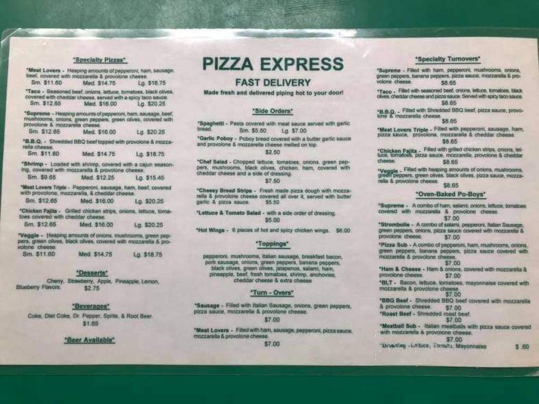 Pizza Express - Chauvin, LA