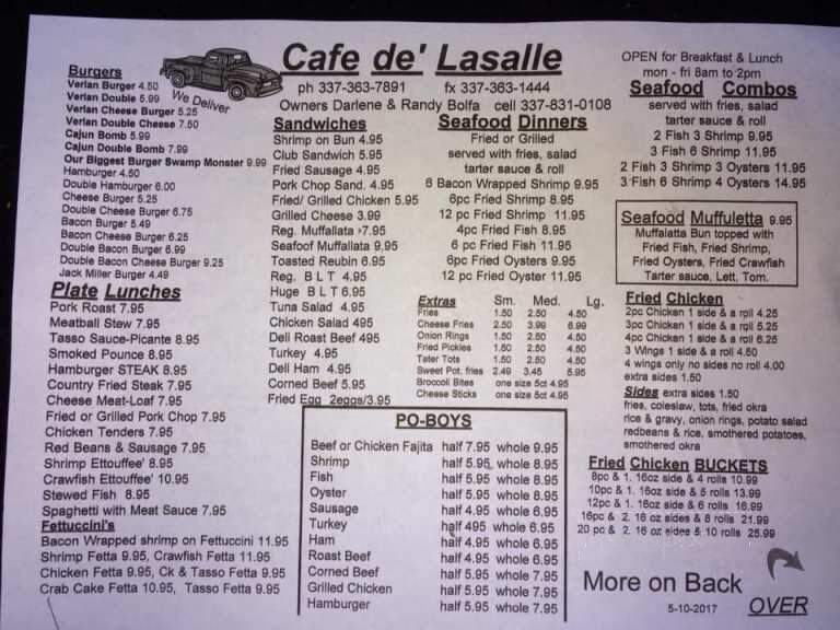 Cafe De La Salle - Ville Platte, LA