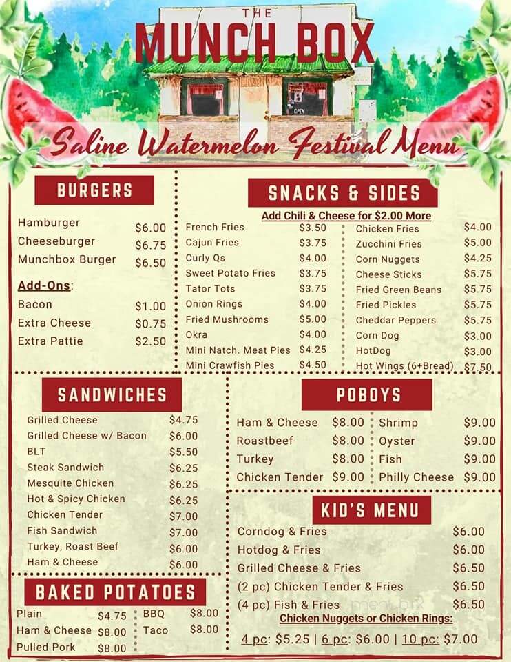 Munch Box - Saline, LA