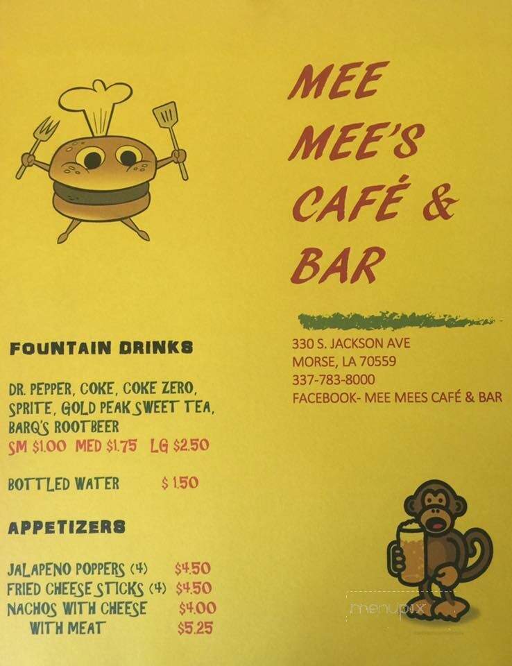 Mee Mee's Cafe - Morse, LA