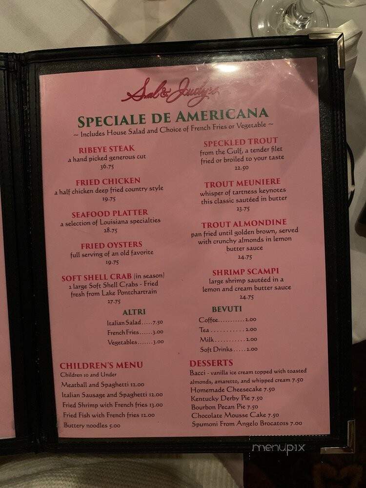 Sal & Judy's Restaurant - Lacombe, LA