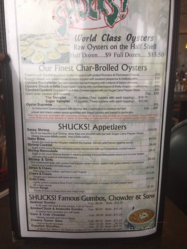 Shucks The Louisiana Seafood - Abbeville, LA