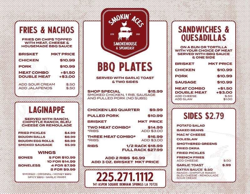 Smokin Aces BBQ - Denham Springs, LA