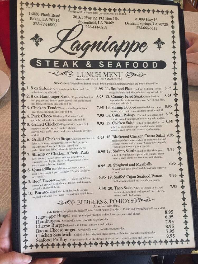 Lagniappe Restaurant - Springfield, LA