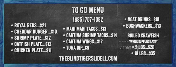 The Blind Tiger - Slidell, LA