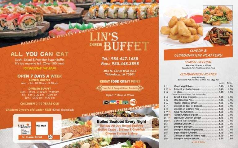 Lin's Chinese Buffet - Thibodaux, LA