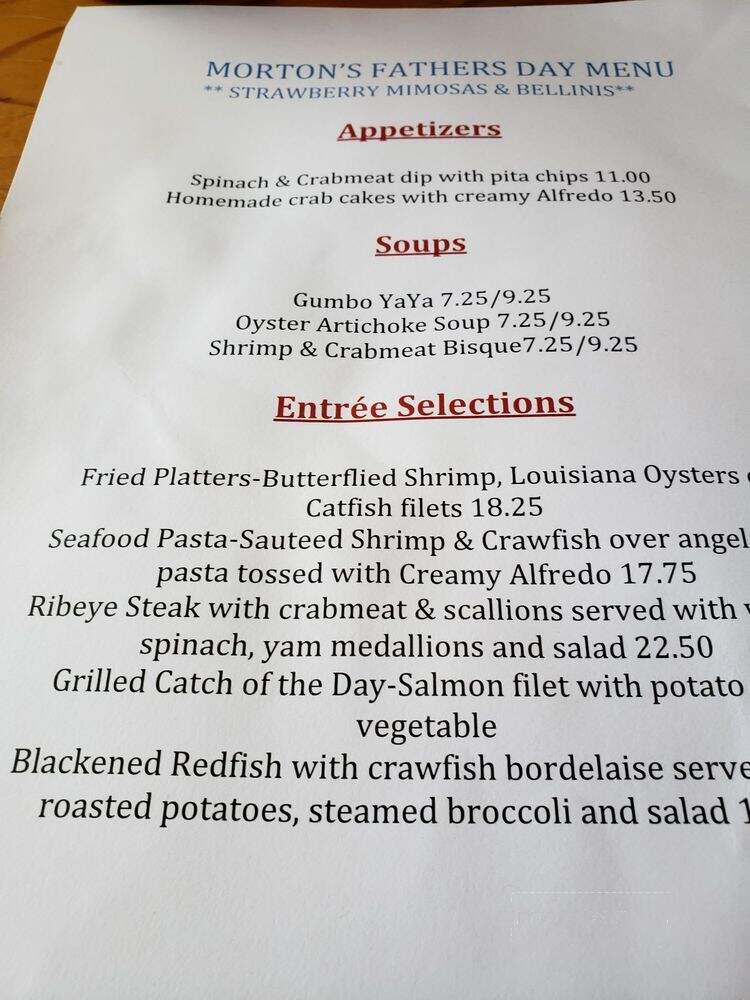 Morton's Seafood Restaurant - Madisonville, LA