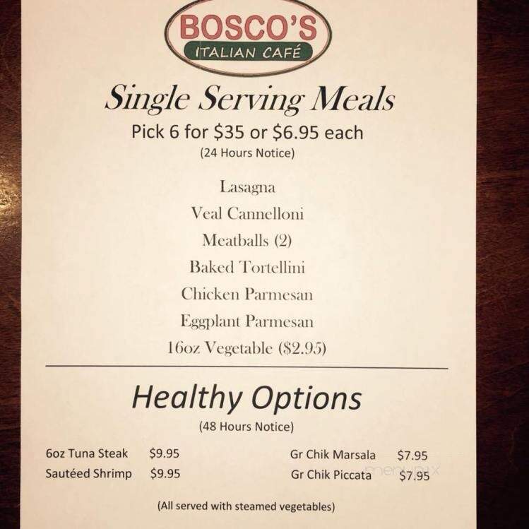 Bosco's Italian Cafe - Mandeville, LA