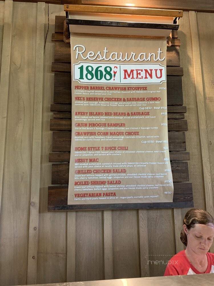 Restaurant 1868 - Avery Island, LA