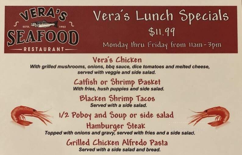 Vera's Seafood - Abita Springs, LA