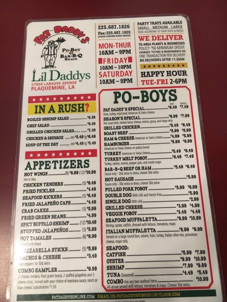 Fat Daddy's - Plaquemine, LA