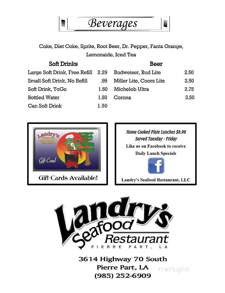 Landry's Seafood House - Pierre Part, LA