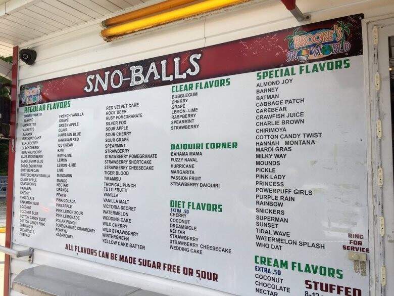 Brooke's Sno-World - Houma, LA