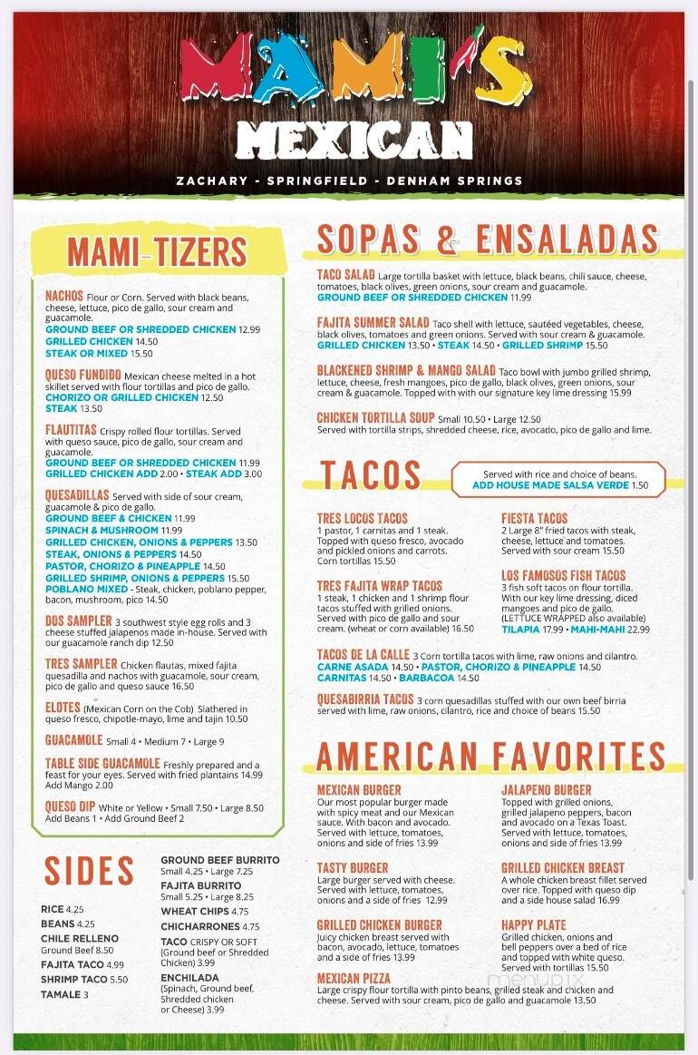 Mami's Mexican - Springfield, LA