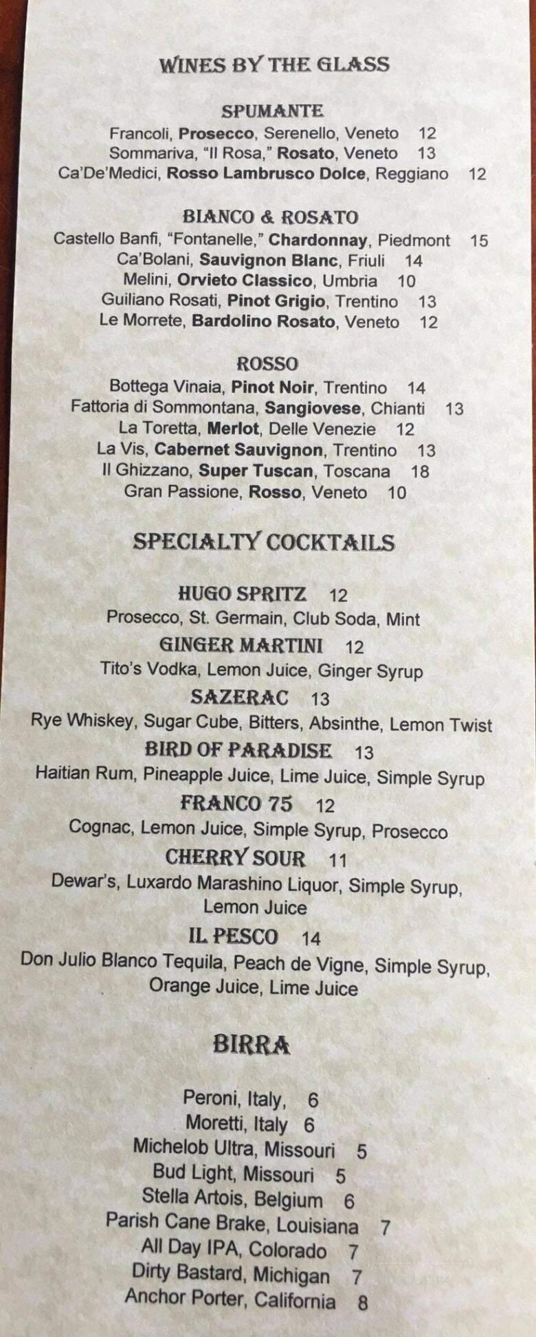 Marcello's Restaurant & Wine Bar - Covington, LA