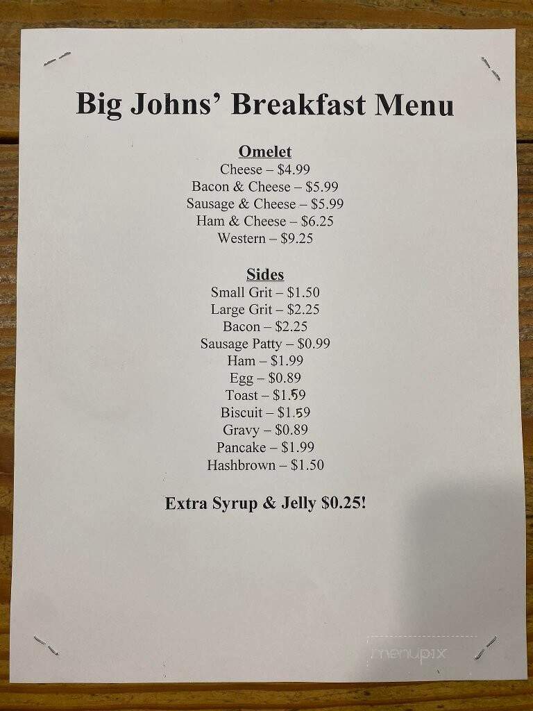 Big John's Burgers - Jonesville, LA