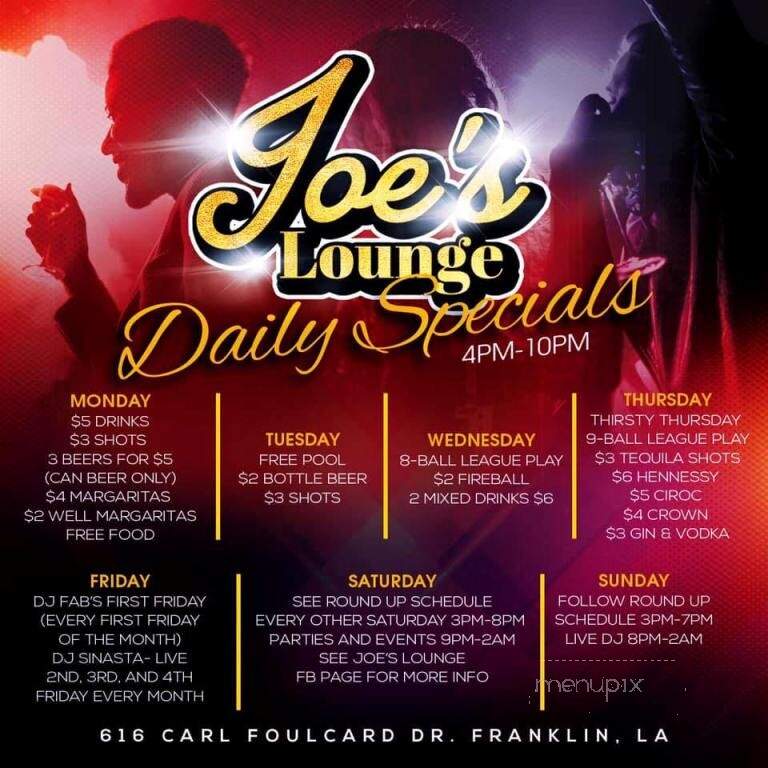 Joe's Lounge - Franklin, LA