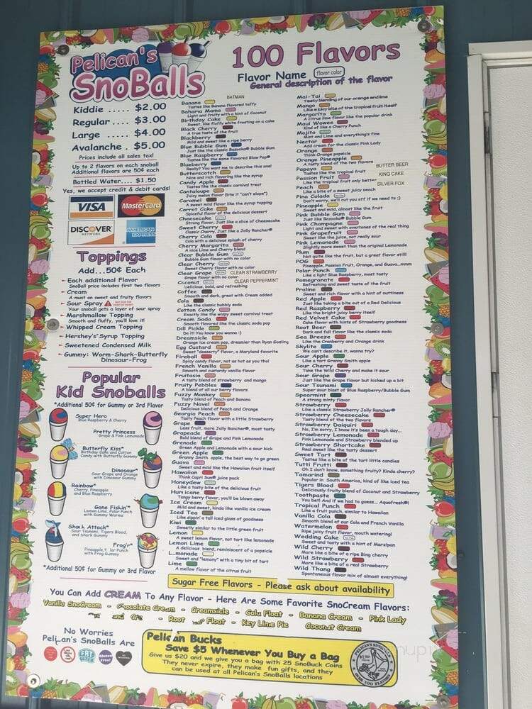 Pelican's Snoballs - Mandeville, LA