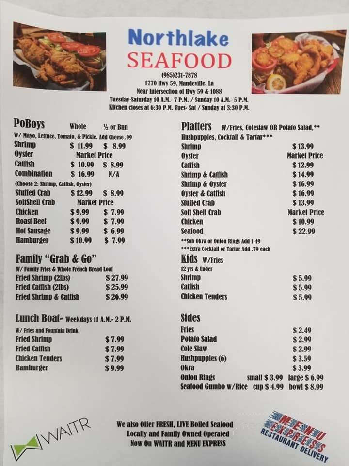 Northlake Seafood - Mandeville, LA