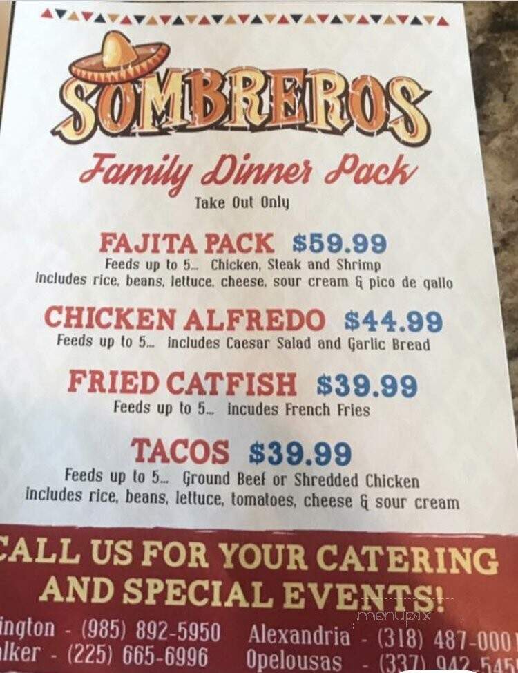 Los Sombreros Mexican Restaurant - Walker, LA