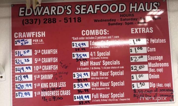 Edwards Seafood Haus - Church Point, LA